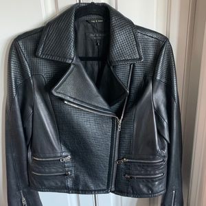 Rag and Bone Leather motorcycle jacket